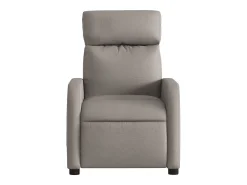 Poltrona* Poltrona de massagens reclinável tecido cinzento-acastanhado SHL616885 Taupe