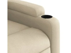Poltrona de massagens reclinável tecido cor SHL260677^ Poltrona