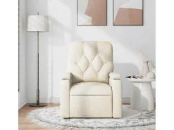 Poltrona de massagens reclinável tecido cor SHL260677^ Poltrona