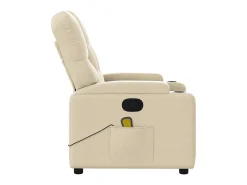 Poltrona de massagens reclinável tecido cor SHL260677^ Poltrona