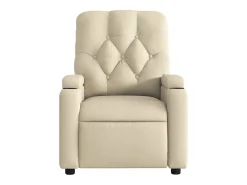 Poltrona de massagens reclinável tecido cor SHL260677^ Poltrona
