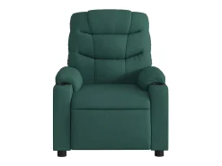 Poltrona* Poltrona de massagens reclinável tecido verde-escuro SHL276972 Verde pinho