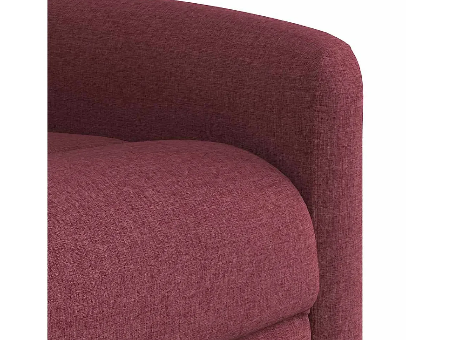 Clearance Poltrona de massagens reclinável tecido tinto SHL491466 Vermelho