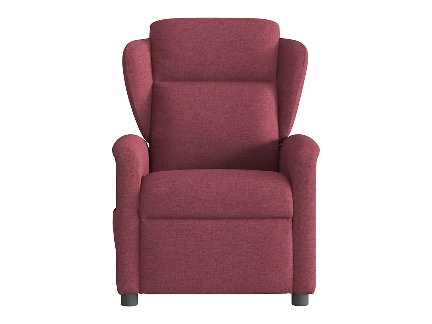 Clearance Poltrona de massagens reclinável tecido tinto SHL491466 Vermelho