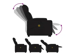 Online Poltrona de massagens reclinável elevatória tecido SHL290249 Preto