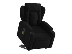Online Poltrona de massagens reclinável elevatória tecido SHL290249 Preto
