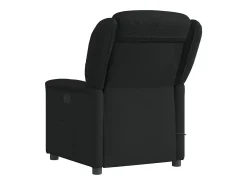 Poltrona*vidaxl Poltrona de massagens reclinável tecido Preto