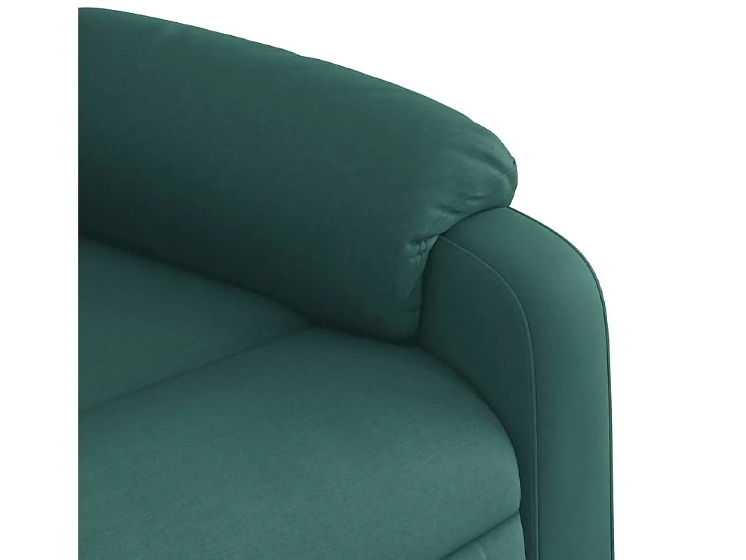 Poltrona de massagens reclinável tecido verde-escuro SHL321202^ Poltrona