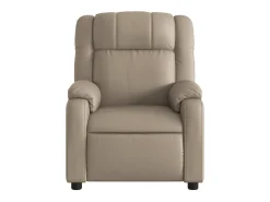 Poltrona| Poltrona de massagens reclinável couro artificial cappuccino SHL577810 Castanho
