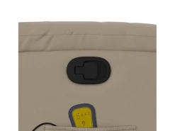 Poltrona| Poltrona de massagens reclinável couro artificial cappuccino SHL577810 Castanho