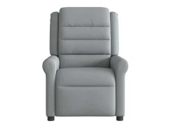 Poltrona* Poltrona de massagens reclinável elétrica tecido -claro SHL499512 Cinzento