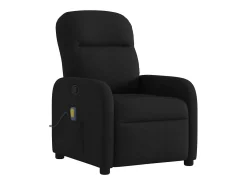 Poltrona|vidaxl Poltrona de massagens reclinável tecido Preto