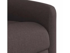 Poltrona| Poltrona de massagens reclinável tecido -escuro SHL980725 Castanho
