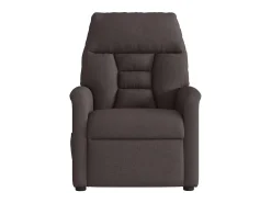 Poltrona| Poltrona de massagens reclinável tecido -escuro SHL980725 Castanho