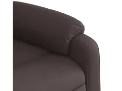 Poltrona* Poltrona de massagens reclinável tecido -escuro SHL917754 Castanho