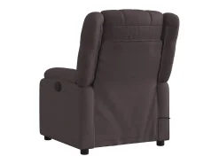 Poltrona* Poltrona de massagens reclinável tecido -escuro SHL917754 Castanho