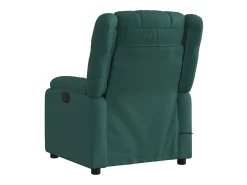 Clearance Poltrona de massagens reclinável tecido verde-escuro SHL812215 Verde pinho
