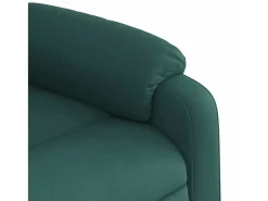 Clearance Poltrona de massagens reclinável tecido verde-escuro SHL812215 Verde pinho