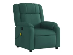 Clearance Poltrona de massagens reclinável tecido verde-escuro SHL812215 Verde pinho