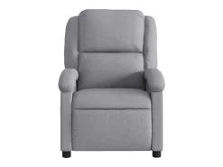 Discount Poltrona de massagens reclinável elétrica tecido -claro SHL385510 Cinzento