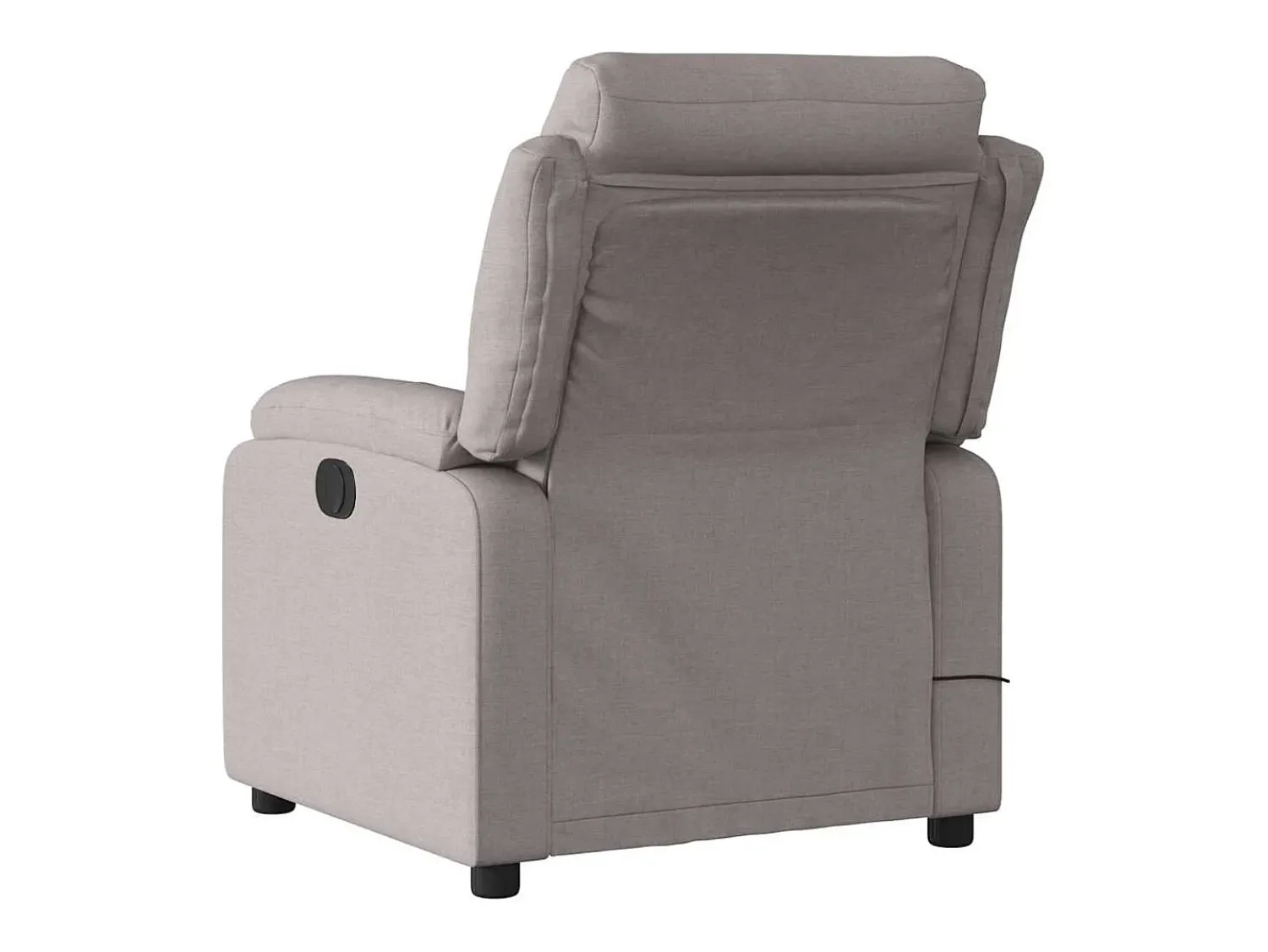Poltrona| Poltrona de massagens reclinável tecido cinzento-acastanhado SHL161875 Taupe