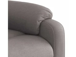 Poltrona| Poltrona de massagens reclinável tecido cinzento-acastanhado SHL161875 Taupe