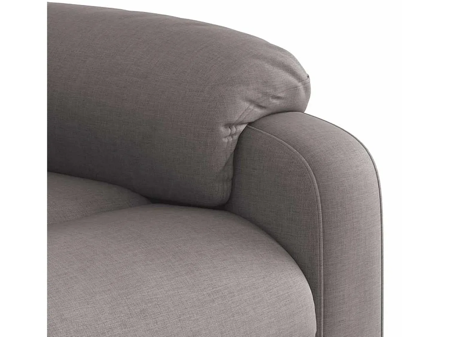 Poltrona| Poltrona de massagens reclinável tecido cinzento-acastanhado SHL161875 Taupe