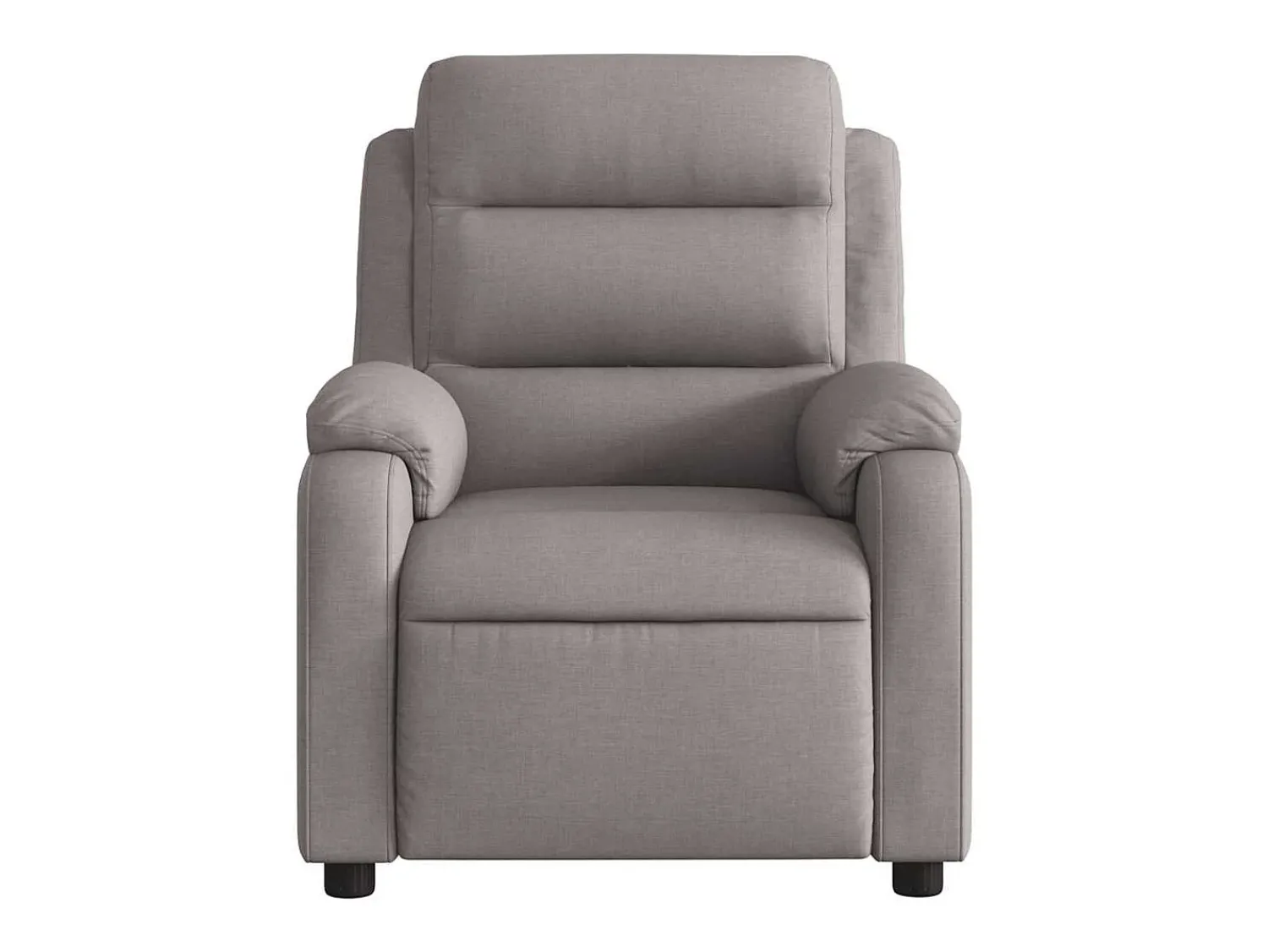 Poltrona| Poltrona de massagens reclinável tecido cinzento-acastanhado SHL161875 Taupe