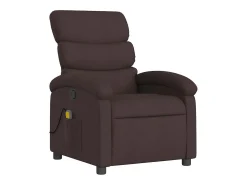 Poltrona de massagens reclinável tecido -escuro SHL470577^ Poltrona