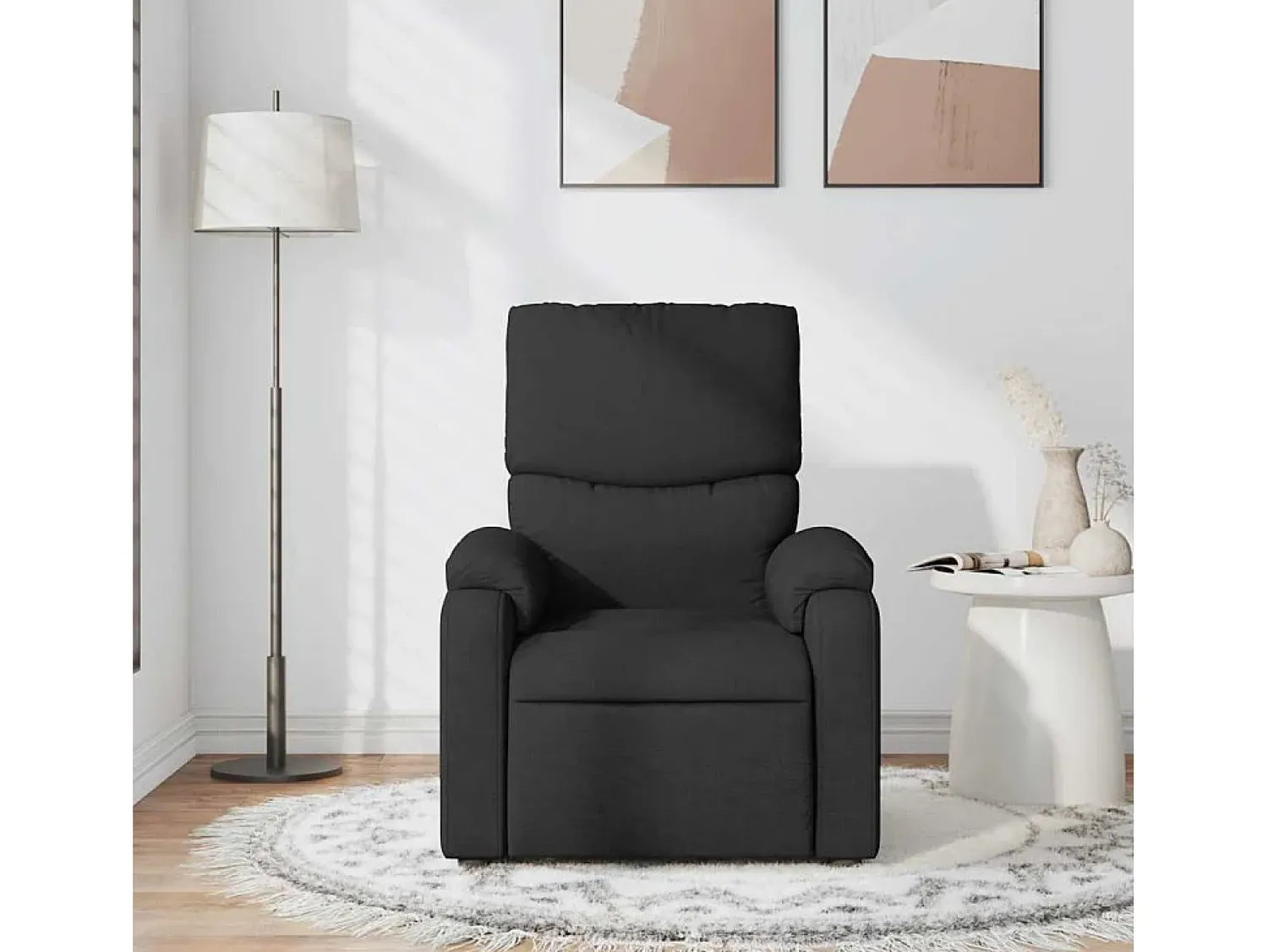 Poltrona| Poltrona de massagens reclinável tecido SHL620262 Preto