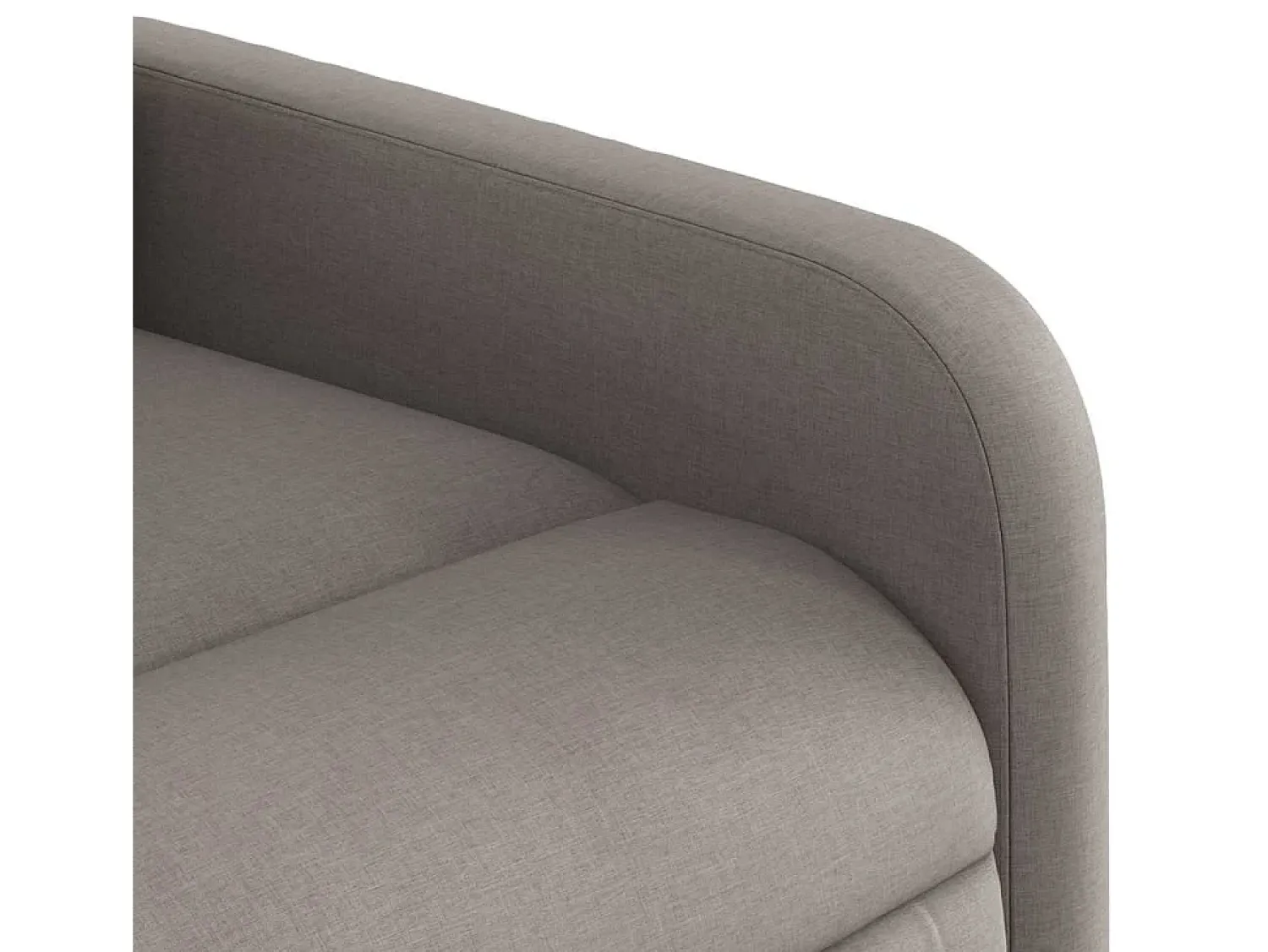 Poltrona* Poltrona de massagens reclinável tecido cinzento-acastanhado SHL113433 Taupe