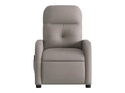 Poltrona* Poltrona de massagens reclinável tecido cinzento-acastanhado SHL113433 Taupe