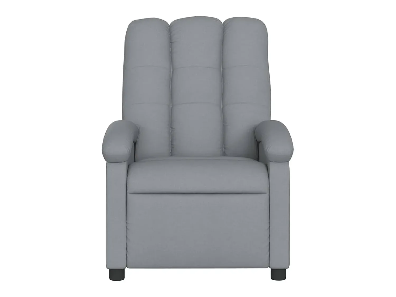 Poltrona de massagens reclinável elétrica tecido -claro SHL413070^ Poltrona