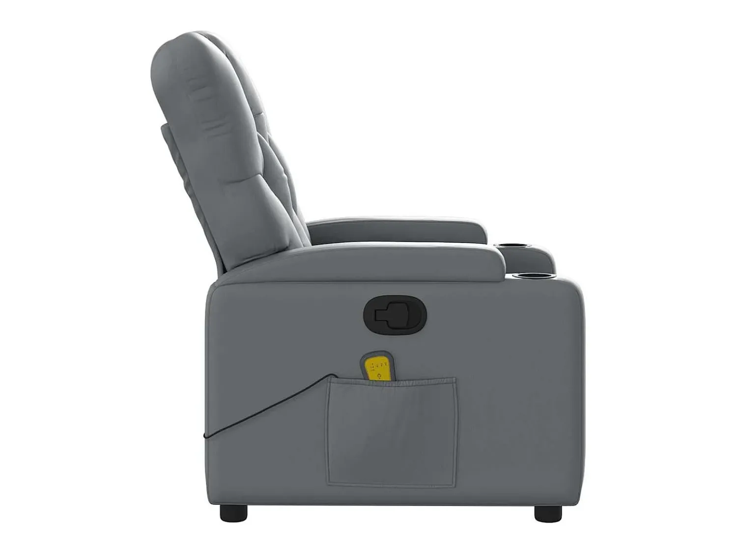 Poltrona de massagens reclinável couro artificial SHL384168^ Poltrona