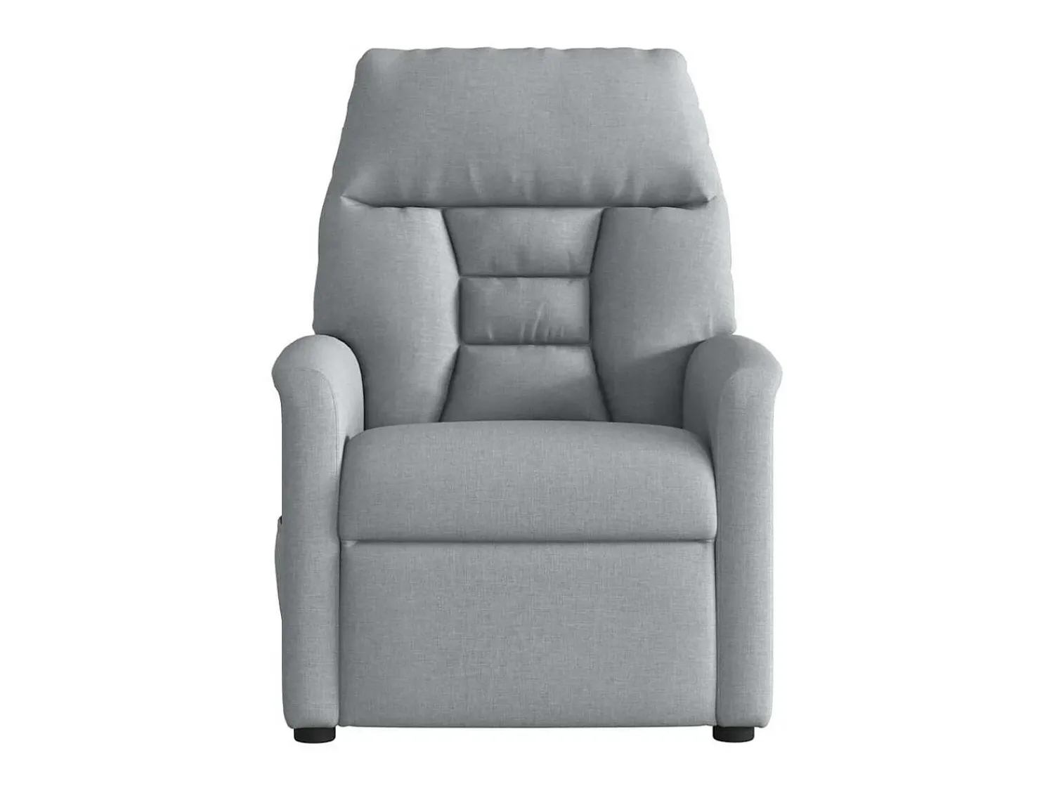 Poltrona| Poltrona de massagens reclinável elétrica tecido -claro SHL660490 Cinzento