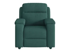 Poltrona de massagens reclinável tecido verde-escuro SHL600263^ Poltrona