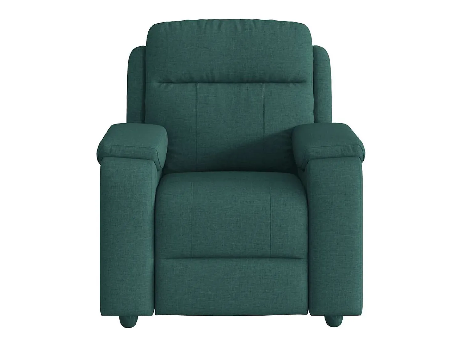 Poltrona de massagens reclinável tecido verde-escuro SHL600263^ Poltrona