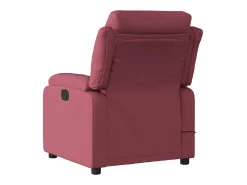 Poltrona de massagens reclinável tecido tinto SHL184337^ Poltrona