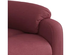 Poltrona de massagens reclinável tecido tinto SHL184337^ Poltrona