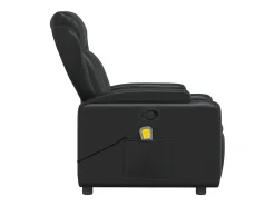 Poltrona| Poltrona de massagens reclinável couro artificial SHL430373 Preto