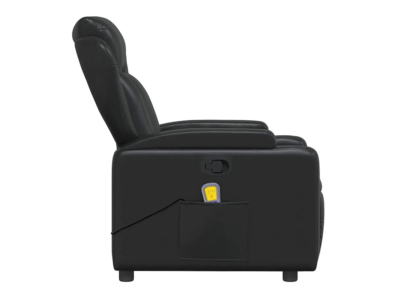 Poltrona| Poltrona de massagens reclinável couro artificial SHL430373 Preto