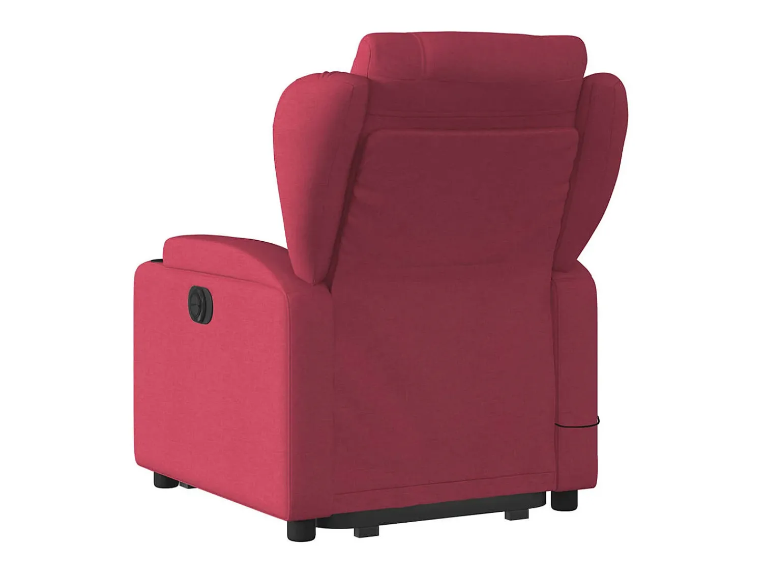 Hot Poltrona de massagens reclin. elevatória tecido tinto SHL606843 Vermelho