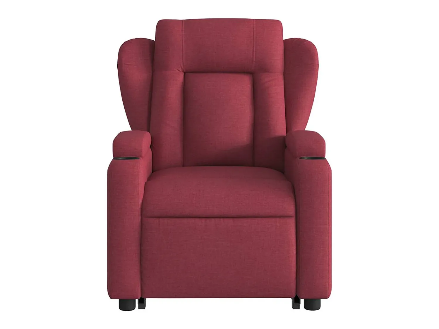 Hot Poltrona de massagens reclin. elevatória tecido tinto SHL606843 Vermelho