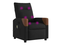 Poltrona* Poltrona de massagens reclinável tecido SHL981474 Preto