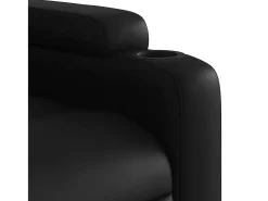 Poltrona| Poltrona de massagens reclinável couro artificial SHL974386 Preto