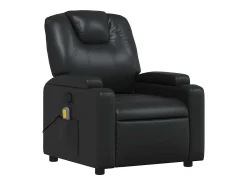 Poltrona| Poltrona de massagens reclinável couro artificial SHL974386 Preto