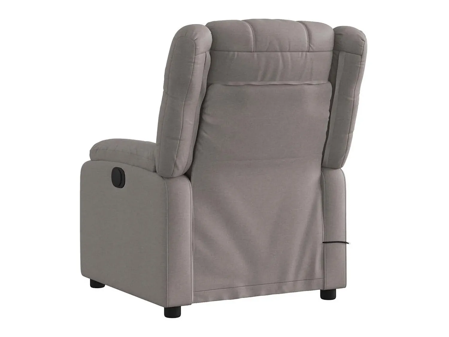 Poltrona de massagens reclinável tecido cinzento-acastanhado SHL344767^ Poltrona