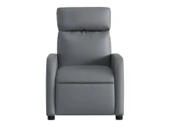 Poltrona| Poltrona de massagens reclinável couro artificial SHL610998 Cinzento