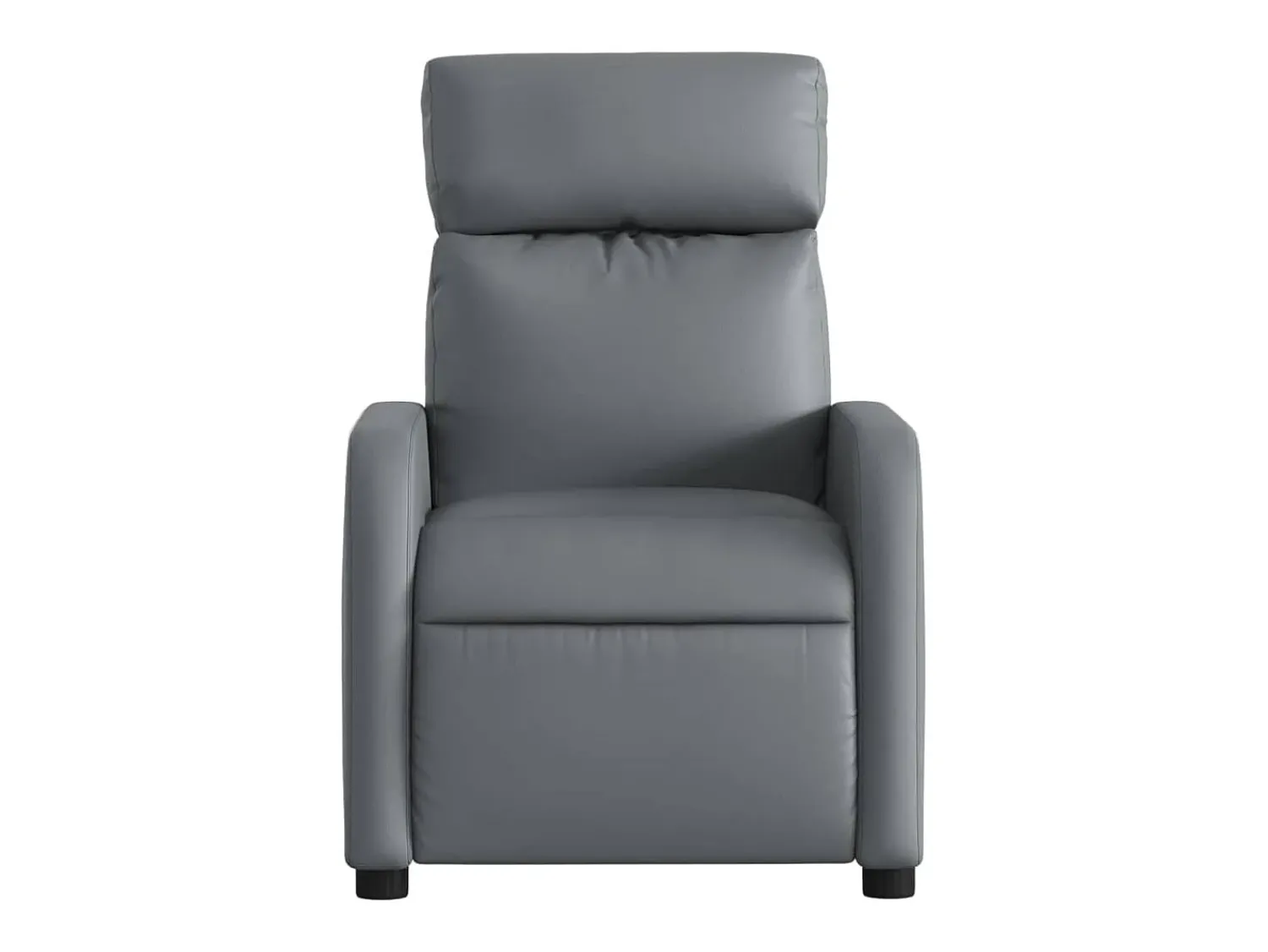 Poltrona| Poltrona de massagens reclinável couro artificial SHL610998 Cinzento