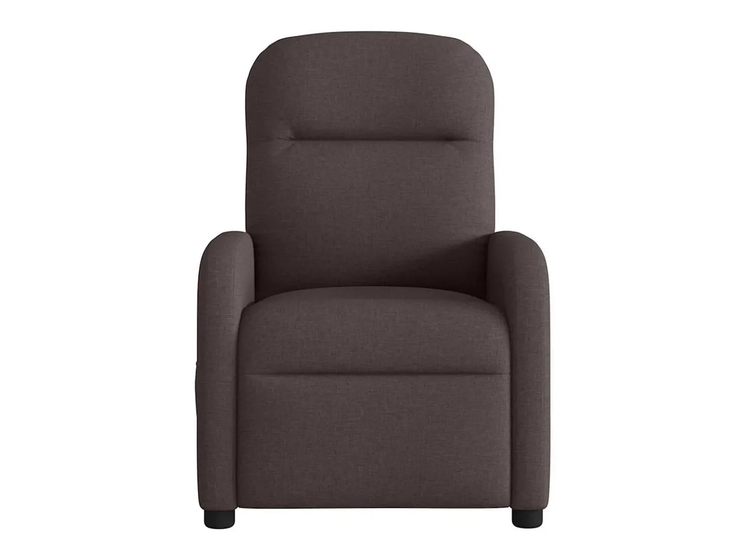 Poltrona| Poltrona de massagens reclinável tecido -escuro SHL203397 Castanho